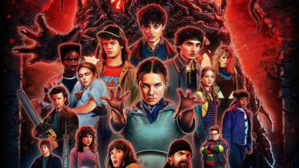 One of the official posters for the final season of "Stranger Things."